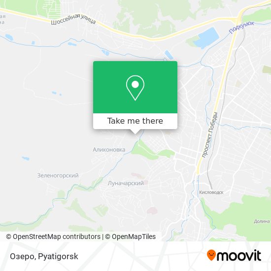 Озеро map