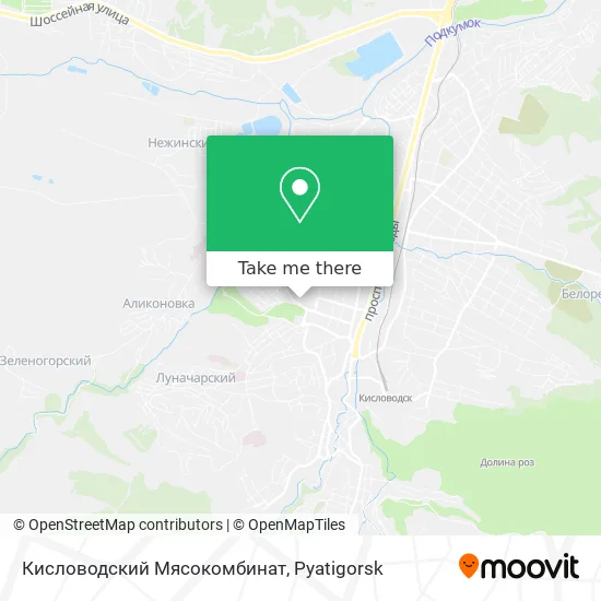 Кисловодский Мясокомбинат map