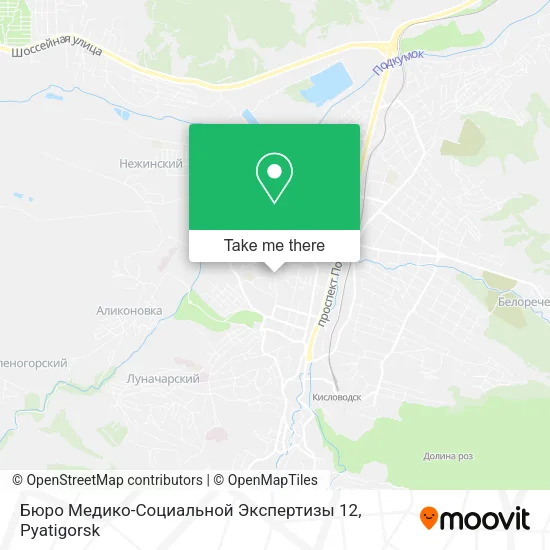 Бюро Медико-Социальной Экспертизы 12 map