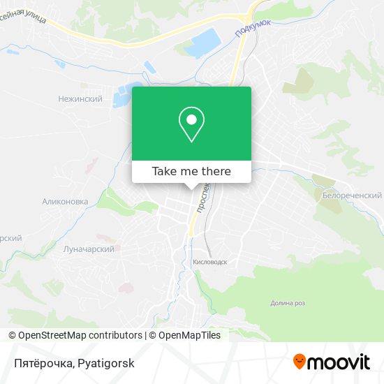 Пятёрочка map