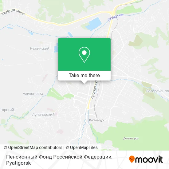 Пенсионный Фонд Российской Федерации map