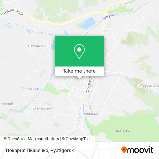 Пекарня Пышечка map