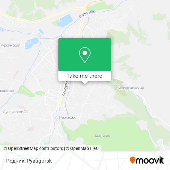 Родник map