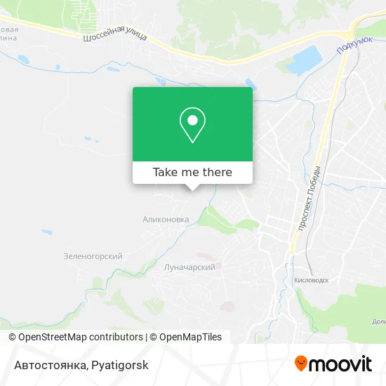 Автостоянка map