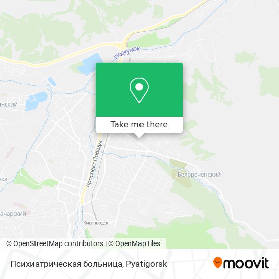 Психиатрическая больница map