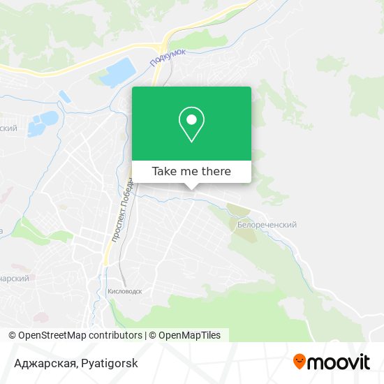 Аджарская map