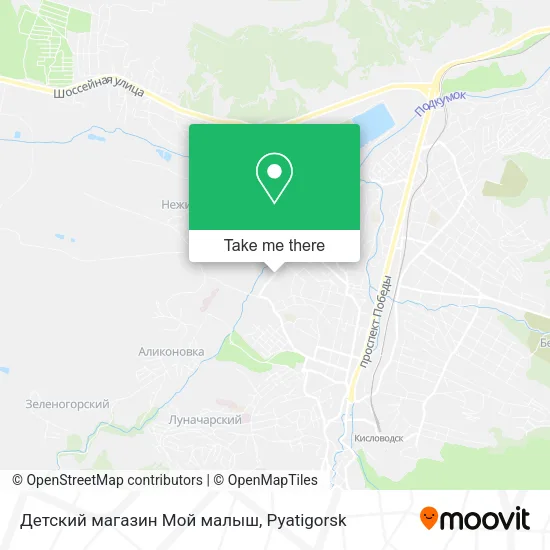 Детский магазин Мой малыш map