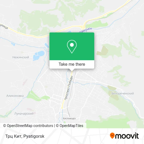 Трц Кит map