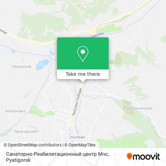 Санаторно-Реабилитационный центр Мчс map