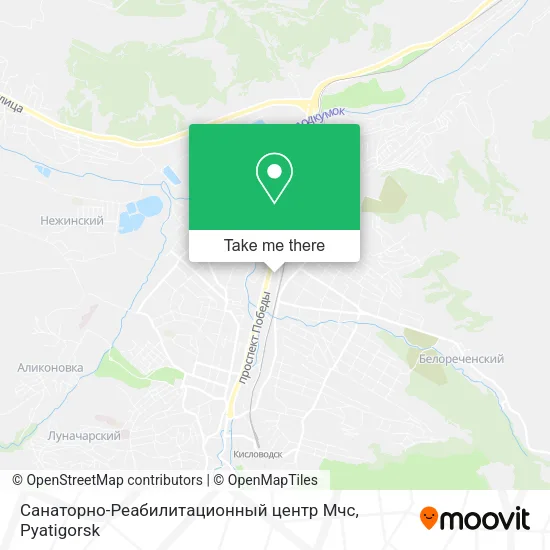 Санаторно-Реабилитационный центр Мчс map