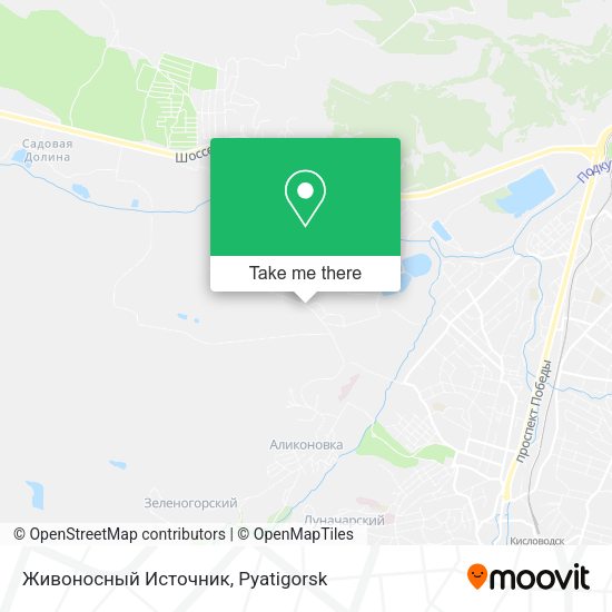 Живоносный Источник map