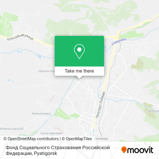 Фонд Социального Страхования Российской Федерации map