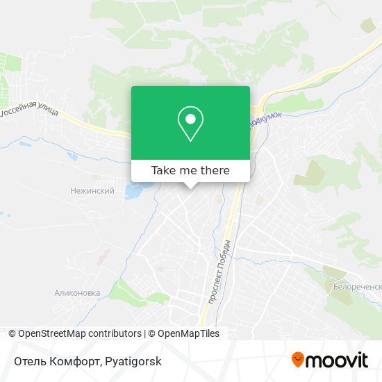Отель Комфорт map