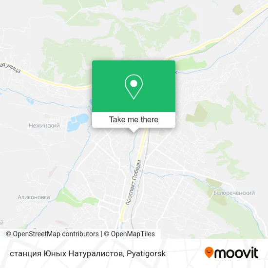 станция Юных Натуралистов map