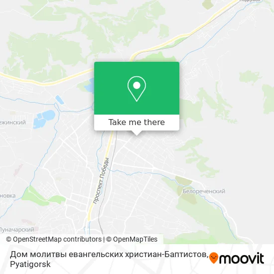 Дом молитвы евангельских христиан-Баптистов map