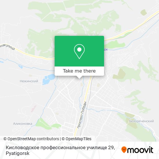 Кисловодское профессиональное училище 29 map