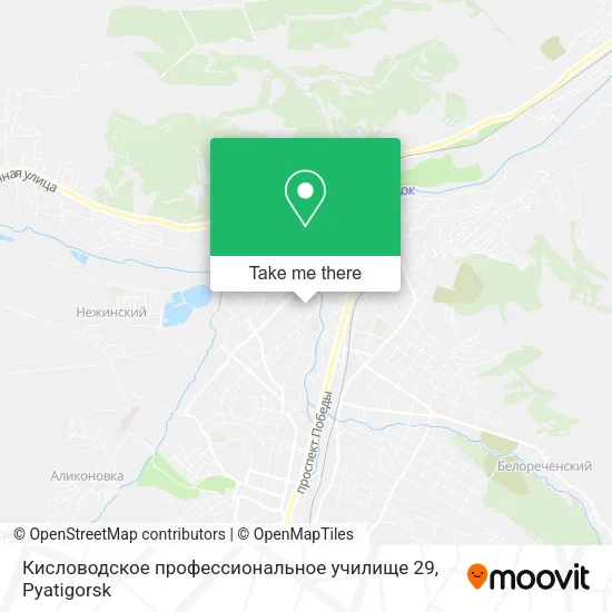 Кисловодское профессиональное училище 29 map