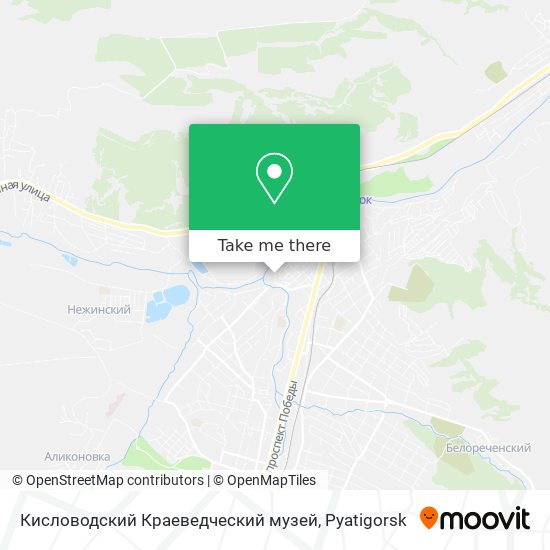 Кисловодский Краеведческий музей map