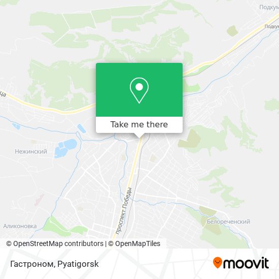 Гастроном map