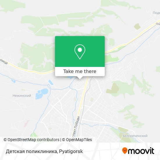Детская поликлиника map