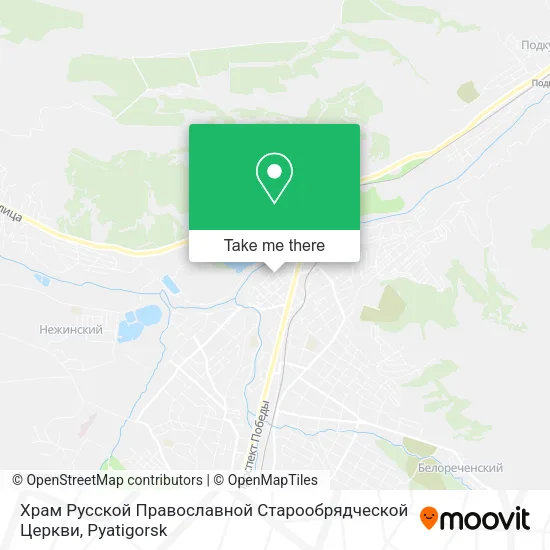 Храм Русской Православной Старообрядческой Церкви map