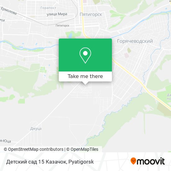 Детский сад 15 Казачок map