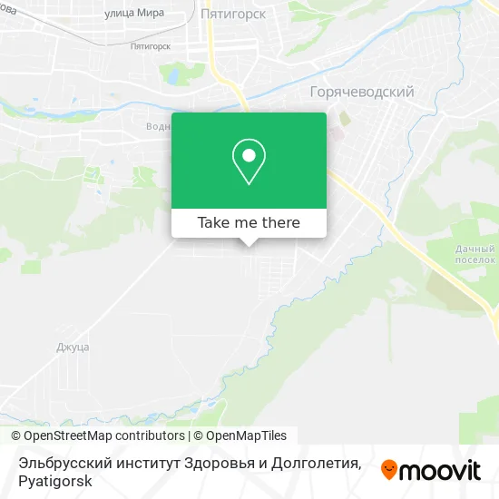 Эльбрусский институт Здоровья и Долголетия map