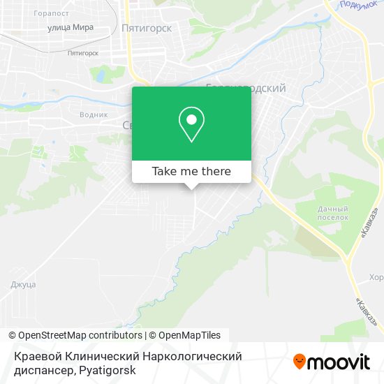 Краевой Клинический Наркологический диспансер map