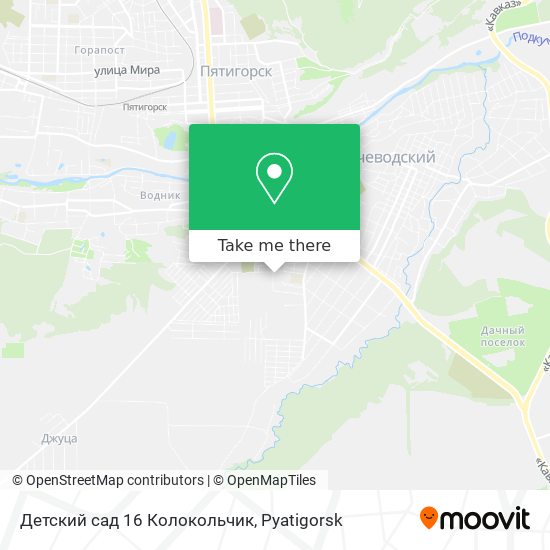 Детский сад 16 Колокольчик map