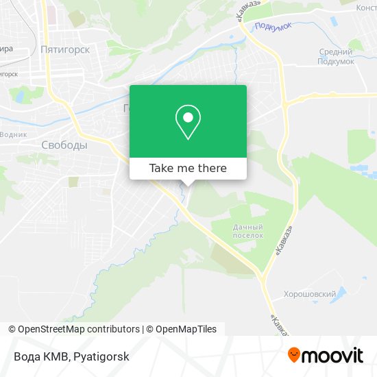 Вода КМВ map