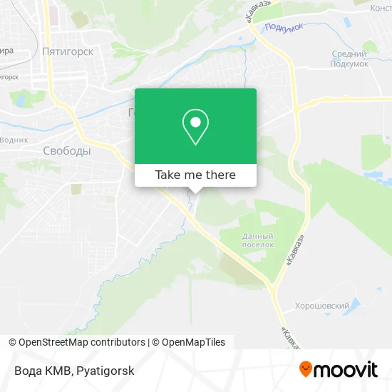 Вода КМВ map