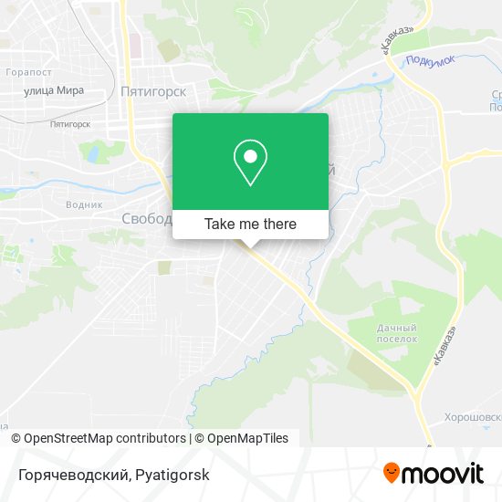 Горячеводский map