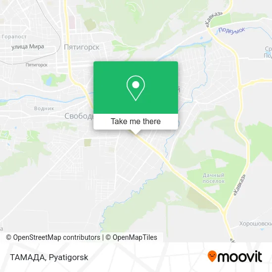 ТАМАДА map