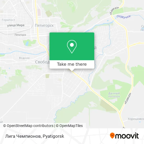 Лига Чемпионов map