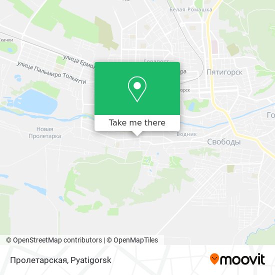 Пролетарская map