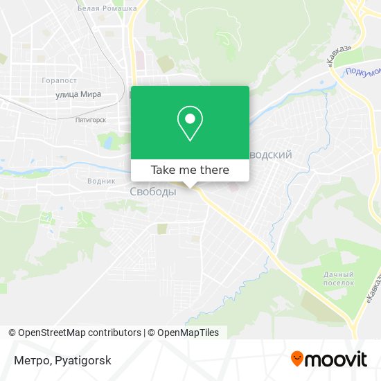 Метро map