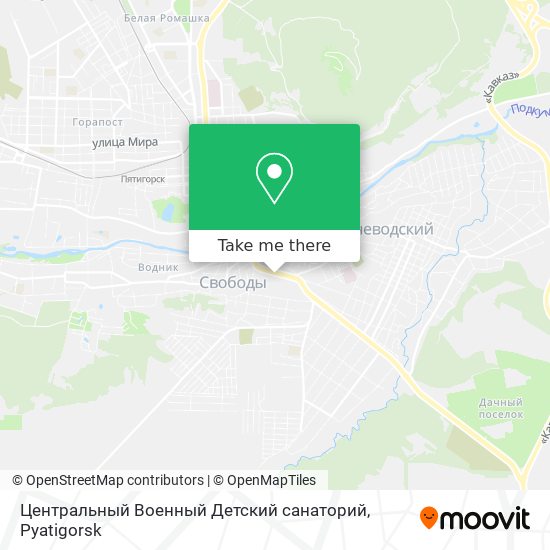Центральный Военный Детский санаторий map