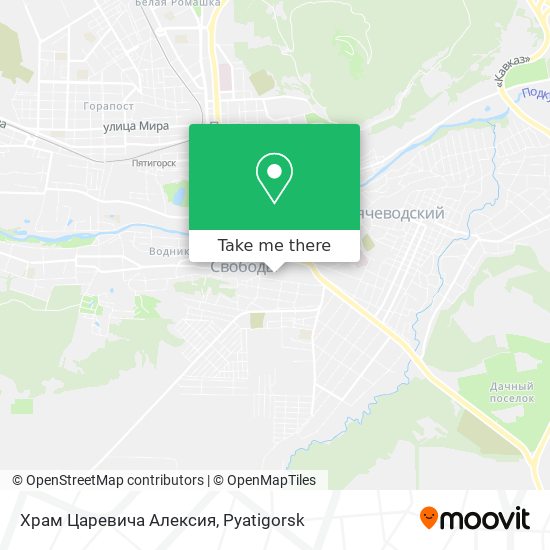 Храм Царевича Алексия map