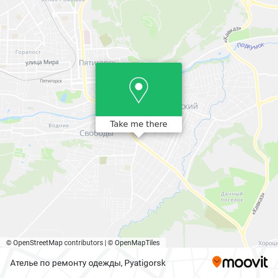 Ателье по ремонту одежды map