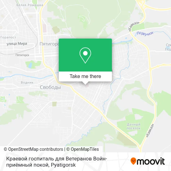 Краевой госпиталь для Ветеранов Войн-приёмный покой map