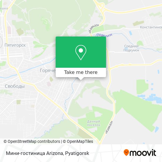 Мини-гостиница Arizona map