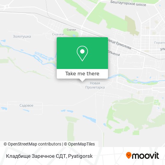 Кладбище Заречное СДТ map