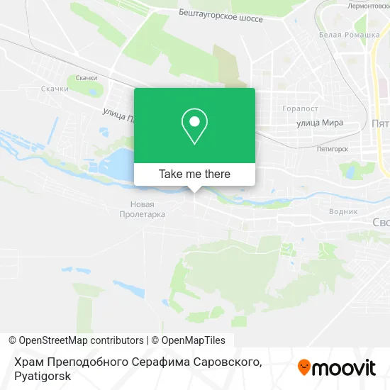 Храм Преподобного Серафима Саровского map