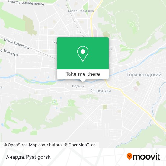 Анарда map