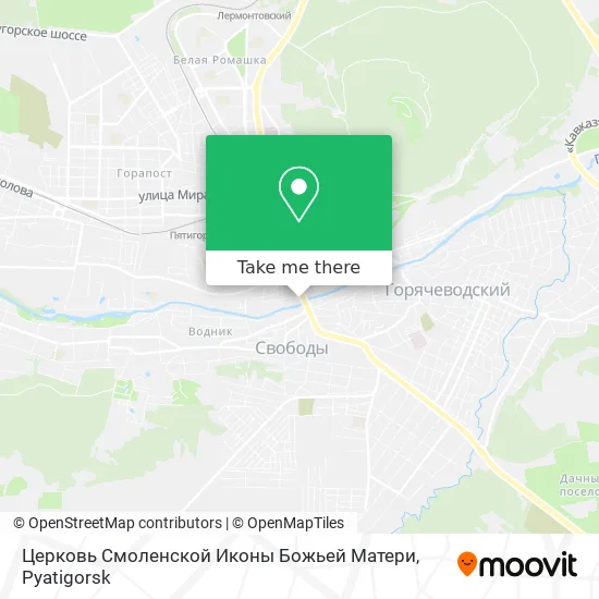 Церковь Смоленской Иконы Божьей Матери map