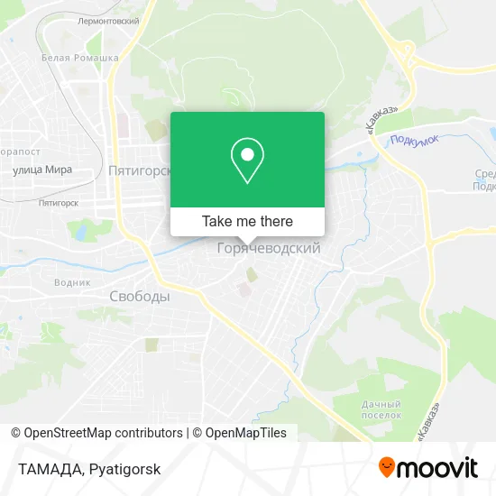 ТАМАДА map