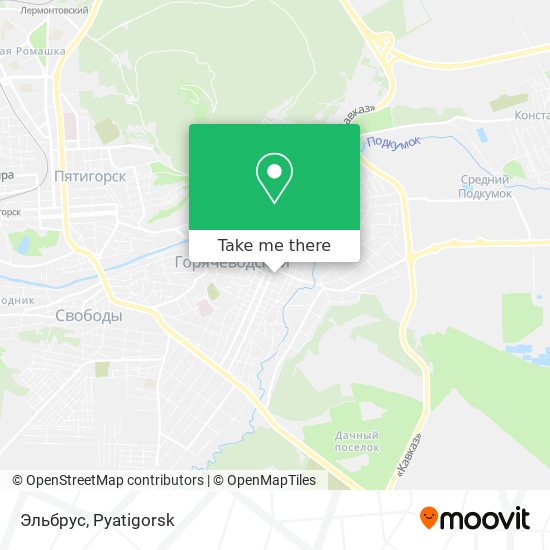 Эльбрус map