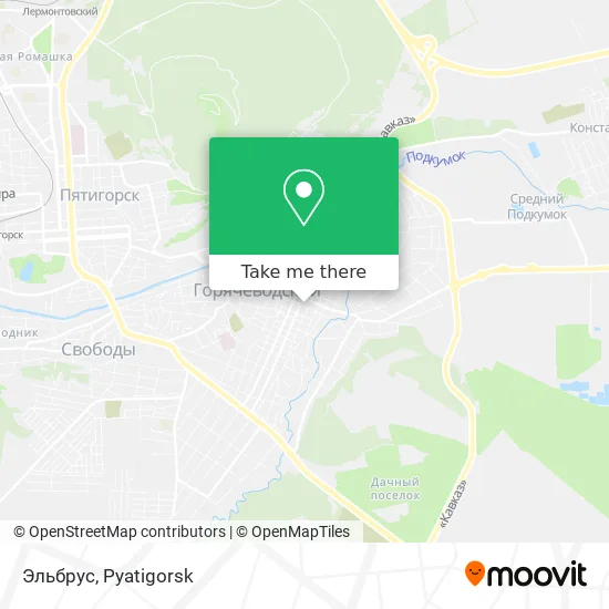 Эльбрус map
