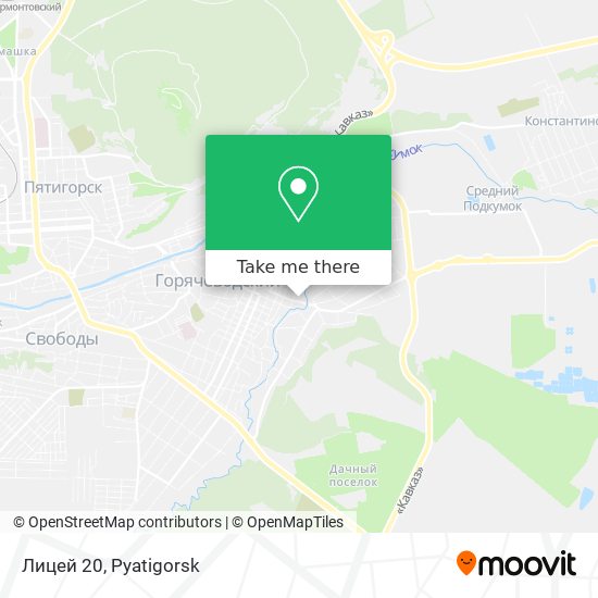 Лицей 20 map