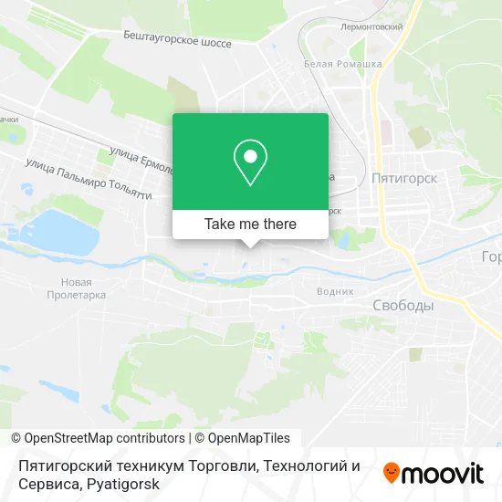Пятигорский техникум Торговли, Технологий и Сервиса map